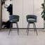 Ensemble de tabourets de bar rotatifs 360 avec repose-pieds