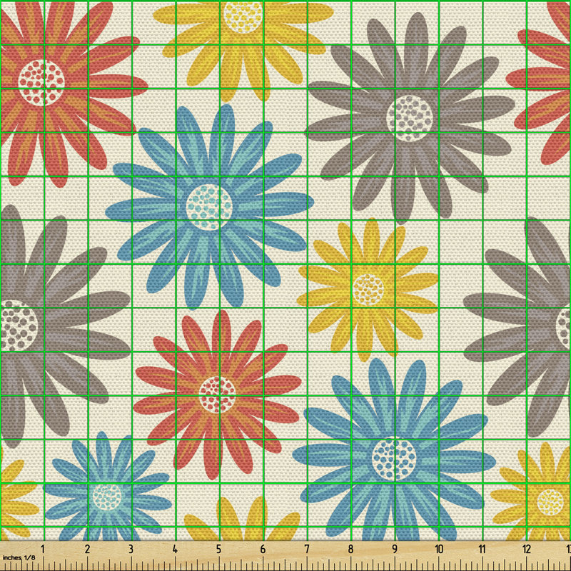 Christabella Daisies Spring Blooms Multi-purpose Fabric