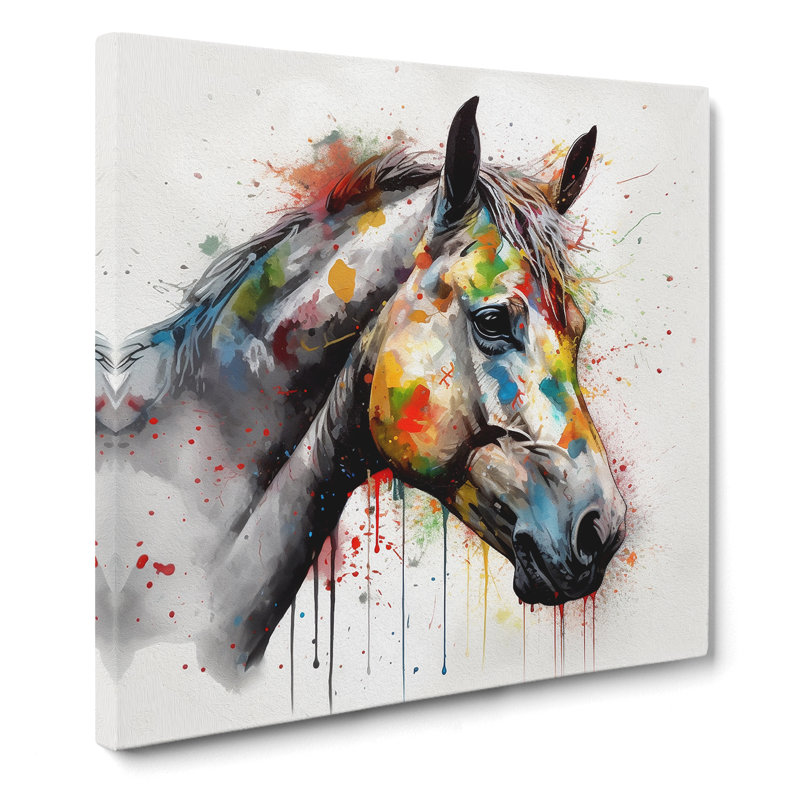 Horse Splatter - No Frame Print