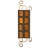 Rustic Lodge Steel Wall Light