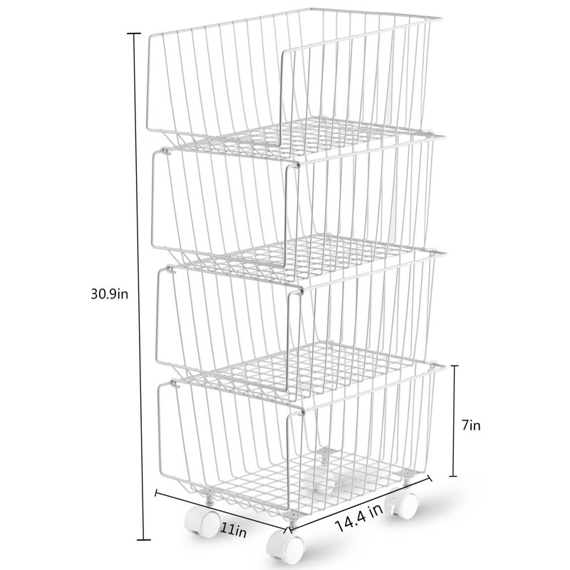 31.5'' H x 10.98'' W Utility Cart