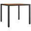 5 Piece Garden Dining Set Poly Rattan-450479879