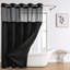 Ensemble de rideau de douche Stall no Hook-572046910-595543950