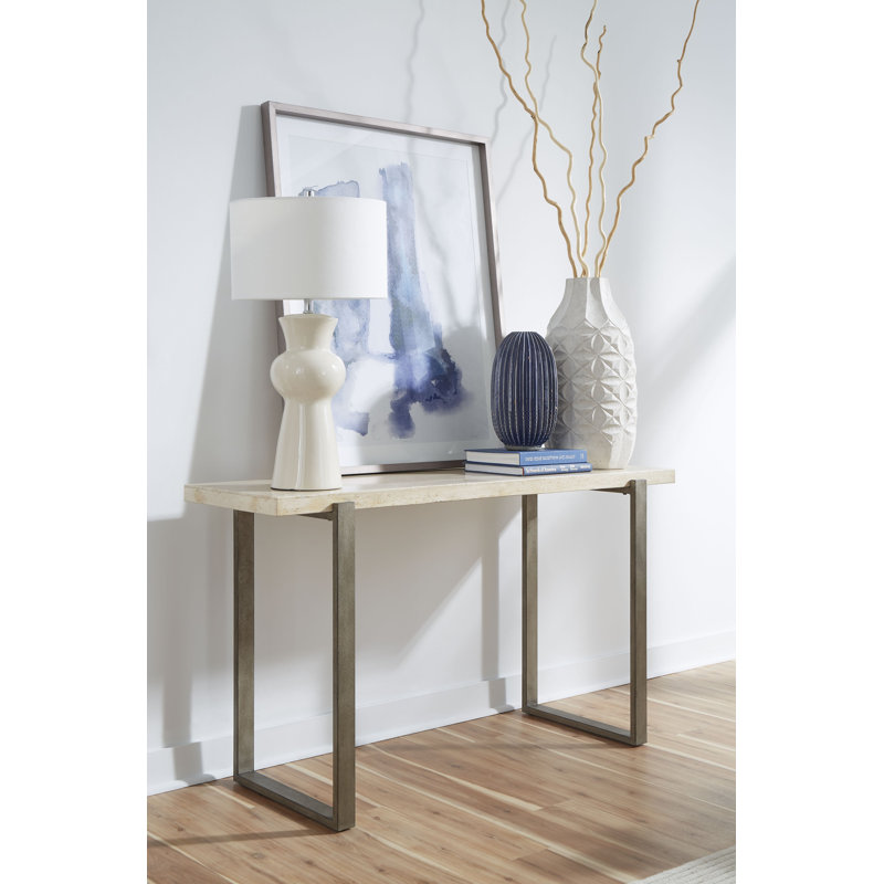 Clairmont 54'' Stone Top Console Table
