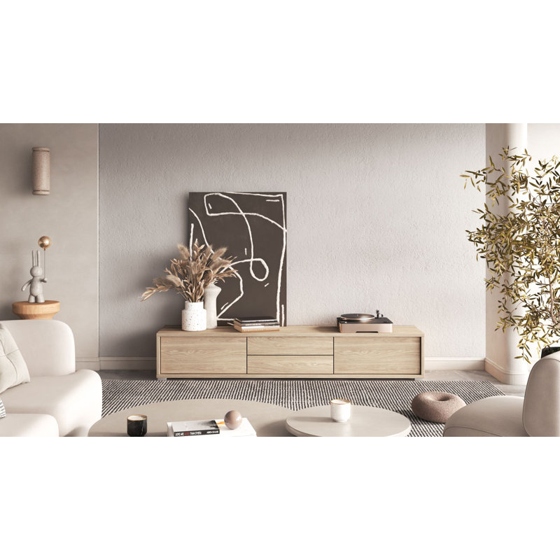 TV-LOWBOARD Moddern 180 cm, Oak