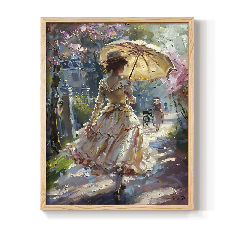 «WOMEN Series DCCXLI», reproduction encadrée - bois massif, H 11 po x l 9 po, Naturel