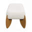 Boucle Upholstered Bedroom End of Bed Entryway Bench