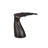 Whale Tale Metal End Table, Deep Gray