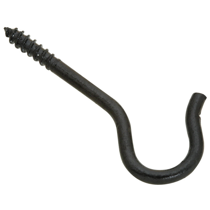 National Hardware 25 Lb. Hooks, Black