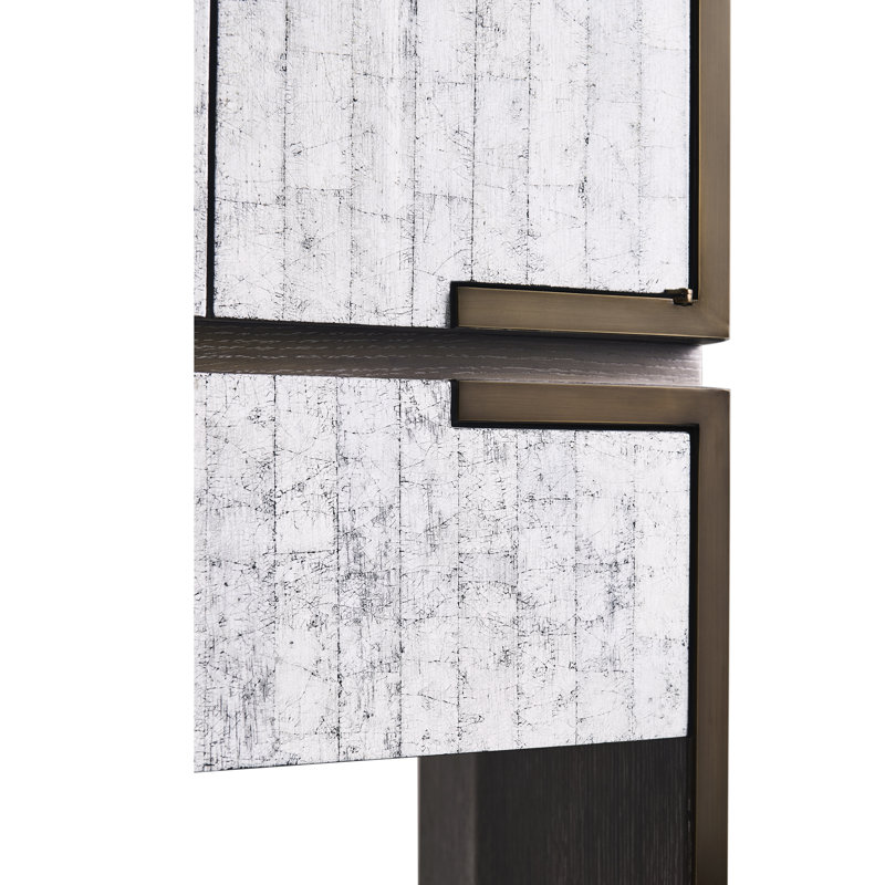 JC Modern Solid Wood Accent Cabinet