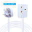 1 Gang Single Socket Extension Lead 13A UK 3Pin Plug - 10 Metre Cable-126544910-126544909