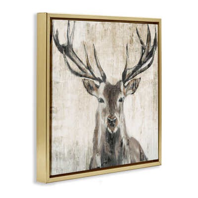 Portrait de faune d'élan rustique
