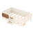 Twin with built-in bookshelves and storage drawers, Safety Staircase design and high-quality safety rails,Beige-2124711601-2124711604