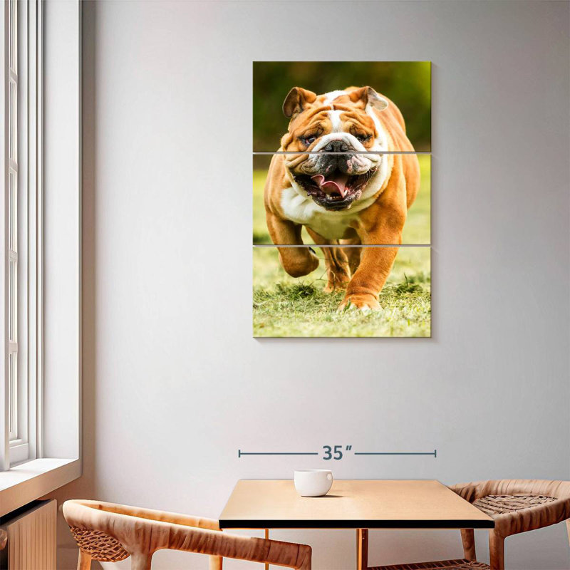 Brampt Running Dog, 57" H x 36" W