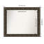 Miroir mural de salle de bain en bois noir en relief Intaglio-325644926