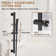 SlideLux 10 Inch 2-Function Rainfall Shower System with Slide Bar and Rough in-Valve