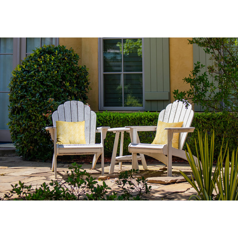 Coussin intérieur / extérieur Leafy Branch, Jaune / blanc floral, H 18 po x l 18 po
