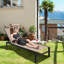 Chaise longue simple inclinable 60,5 po Arinn-270012963