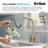 KRAUS Oletto Bridge Kitchen Faucet with Pull-Down Sprayhead-93628887