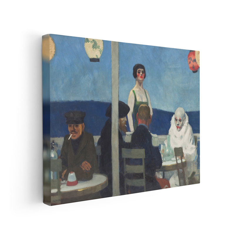 Edward Hopper - Soir bleu, Unframed, Poster, 16"H x 20"W