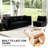 126.8" Comfy Cloud Couch Modular Sectional Sofa 4 Seater Wide & Deep Couches With Pillows-128943213