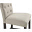 Tabouret de bar en bois massif touffeté Asons, ensemble de 2-677337146