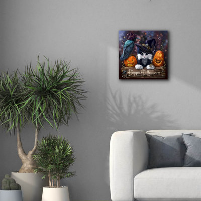 Epic Graffiti 'Little Tricksters'  by Kajenna Art Canvas Wall Art, 18" x 18"