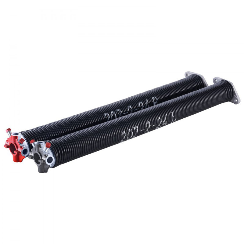 Garage Door Torsion Springs: High-Performance Pair (2 x 24") with Winding Bars