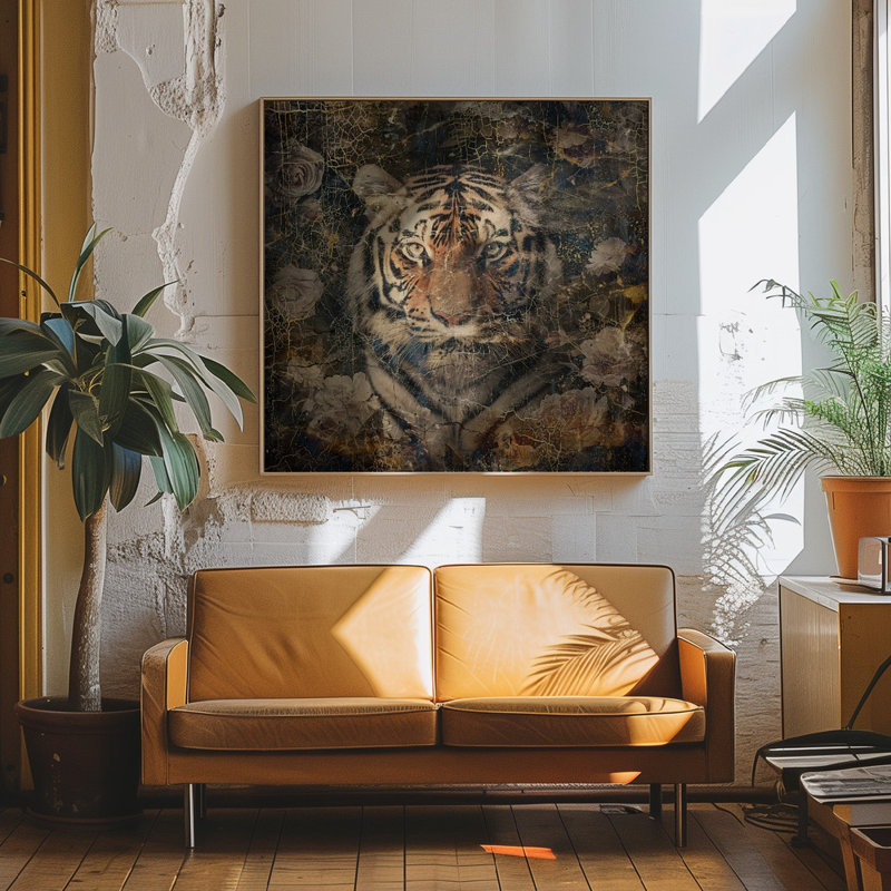 Animals Vintage 28 Print by Rafal Kuli, 30" H x 30" W