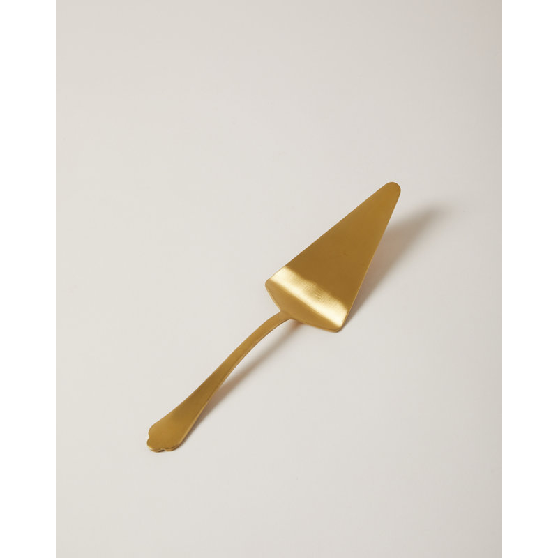 Essex Stainless Steel Cake Server, Gold