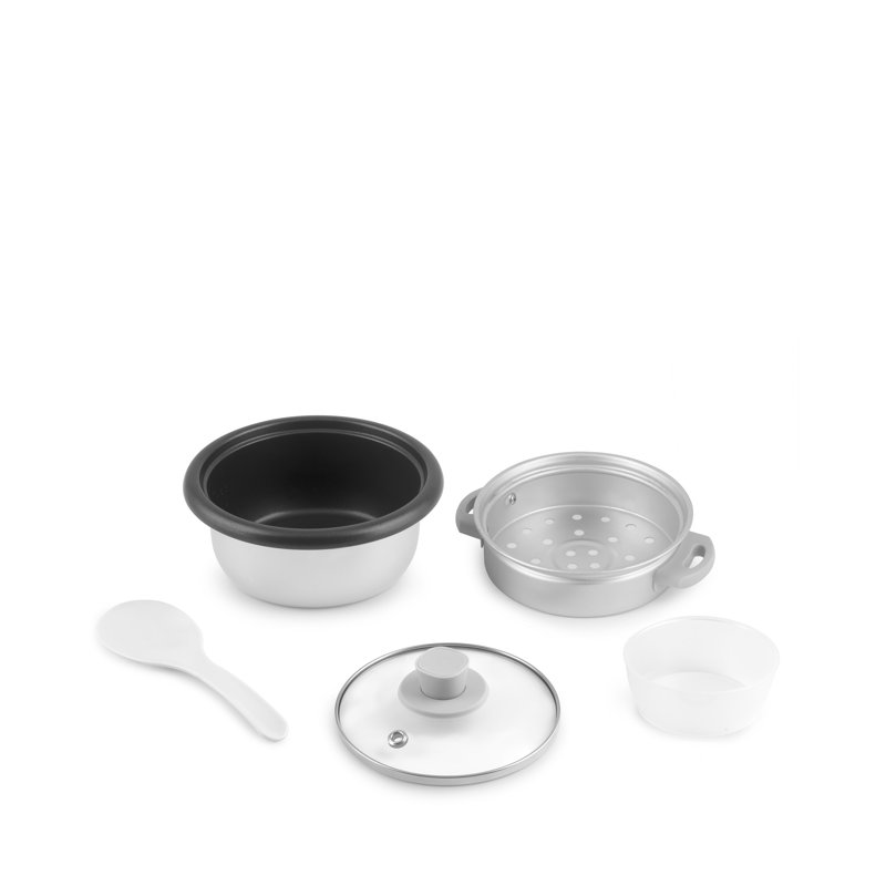 AROMA Mini Rice Cooker, 2-Cup (Uncooked) / 4-Cup (Cooked), 1.5 Qt