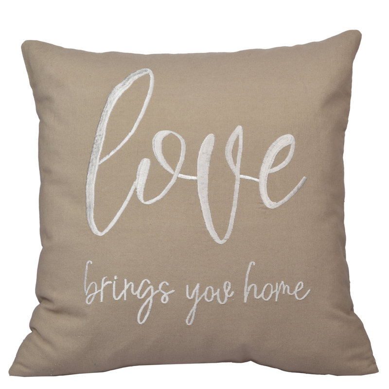 Housse de coussin 100% coton, Beige / Ivoire