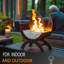 Bio-Ethanol Tabletop Fireplace with Flame Guard