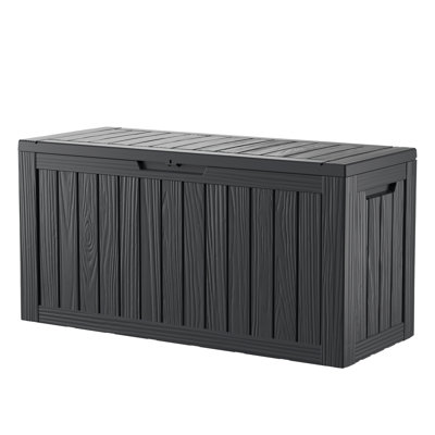 Boîte de rangement extérieure pour terrasse: capacité de 80 gallons pour le matériel de camping et de pêche