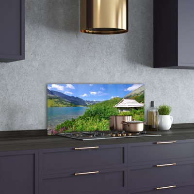 50cm W x 100cm L Glass Peel and Stick Panel