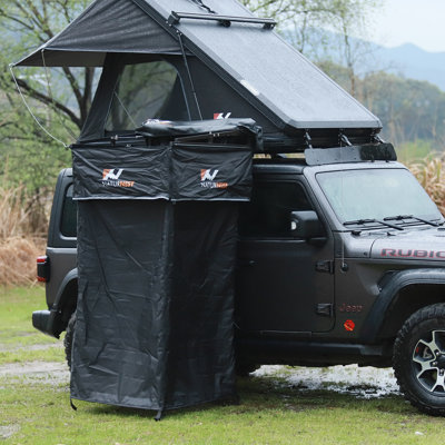 Tentes et abris de camping isolés en acier portatif pour camping sur le toit