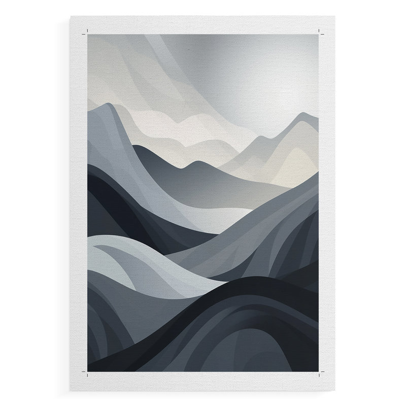 Paysages série CCxxx - impression sur toile seulement - non encadrée, H 48 po x l 32 po