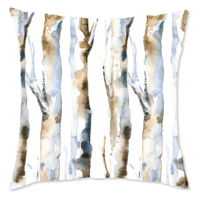  Trees Square Pillow Cover & Insert