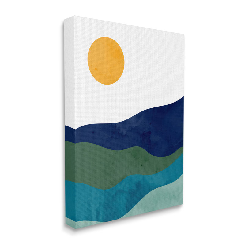 «Hills Sun Shining» par Kim Allen - impression sur toile tendue, H 40 po x l 30 po x P 1,5 po