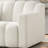 40" Modern Chenille Style Accent Chair - Fashionable Cloud Design, Wide Seat, and Sturdy Solid Wood Frame-317348205