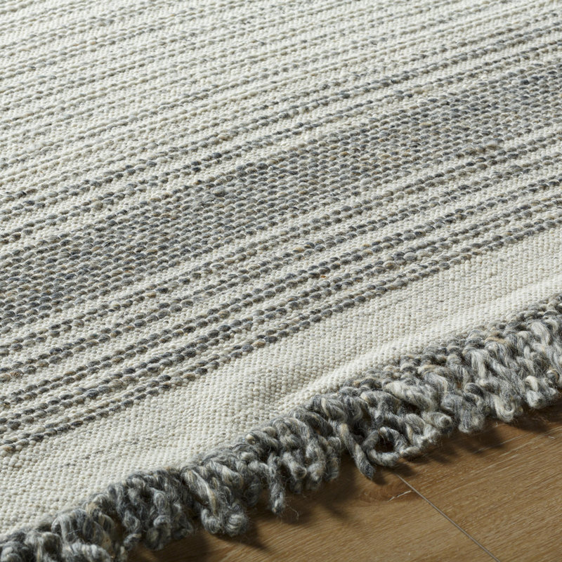 Sukie Flatweave Wool Striped Area Rug, Rectangle 2' x 3'