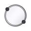 Raey Iron Round Mirror
