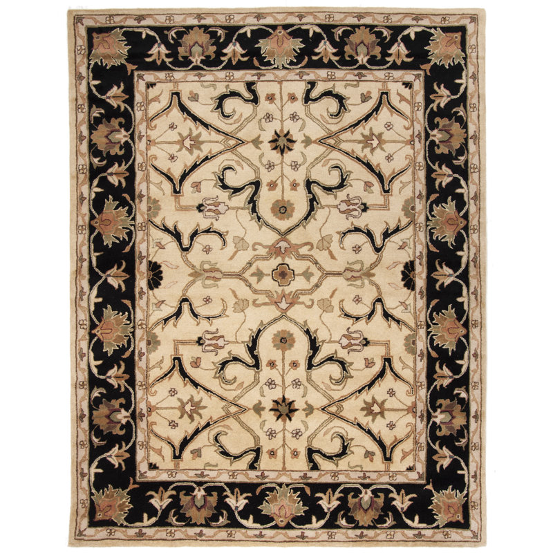 Oriental Wool Hand Woven Area Rug, Rectangle 152 x 244cm