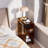 Modern Narrow Acrylic Side Table, 2 Open Storage Spaces, Beauty and Practicality Coexist.Suitable for Porch, Living Room and Bedroom to Decorate your Home.-215975461
