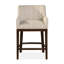Upholstered Bar Stool with Solid Wood Frame-1862297579
