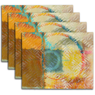 Napperon abstrait en polyester