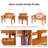 Daphie Solid Wood Eucalyptus Outdoor Bench