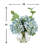 Hydrangea Floral Arrangements in Glass Vase