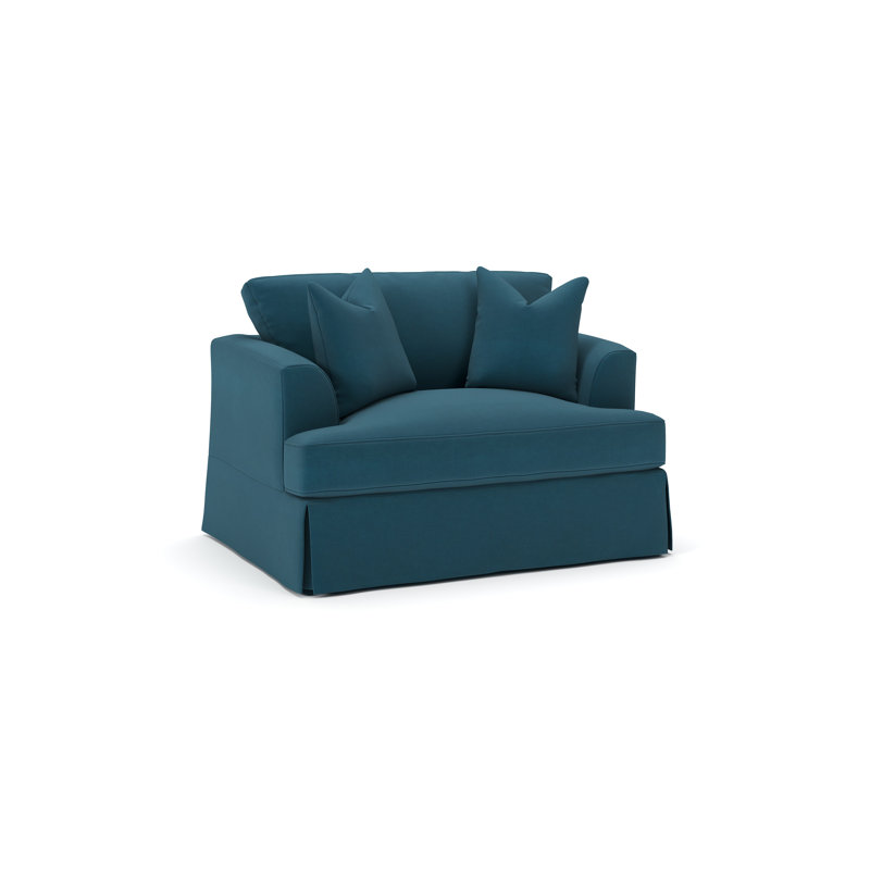 Chaise et demi Lucia, Toile minuit Bayou
