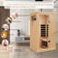 Sauna d'intérieur KISRAIS amélioré à infrarouge lointain avec lumière de lecture, RLT et NIR, haut-parleurs Bluetooth, fabriqué à partir de pruche du Canada, porte latérale gauche-92914341-107560282